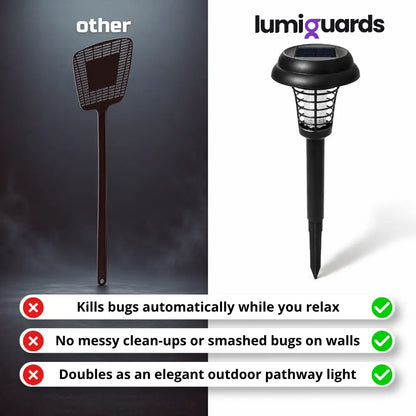 Solar Bug Zapper & Pathway Light — 2-in-1 Mosquito Killer