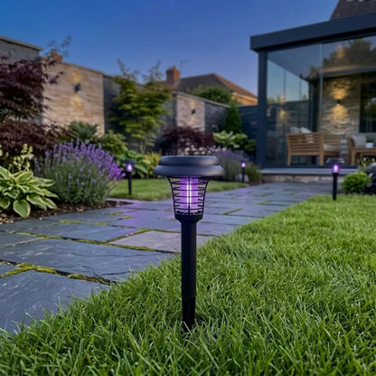 Solar Bug Zapper & Pathway Light — 2-in-1 Mosquito Killer